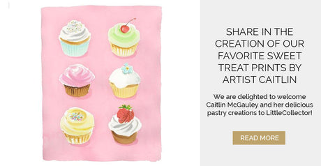 Share in the Creation of our Favorite Sweet Treat Prints by Artist Caitlin McGauley