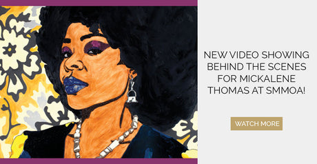 New video showing behind the scenes for Mickalene Thomas at SMMoA!