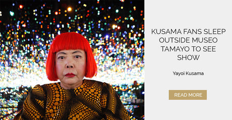 Kusama Fans Sleep Outside Museo Tamayo to See Show