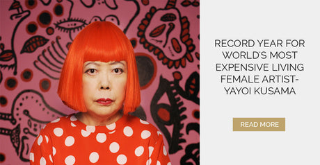 Record Year for World's Most Expensive Living Female Artist- Yayoi Kusama