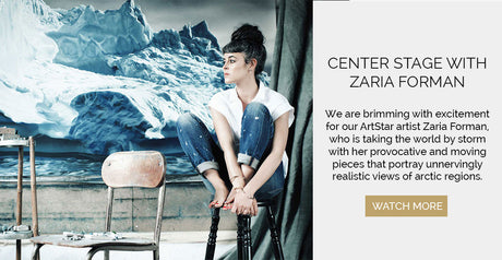 Center Stage with Zaria Forman