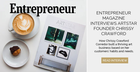 Entrepreneur Magazine Interviews ArtStar Founder Chrissy Crawford