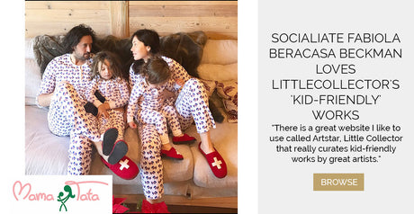 Socialiate Fabiola Beracasa Beckman loves LittleCollector's 'kid-friendly' Works