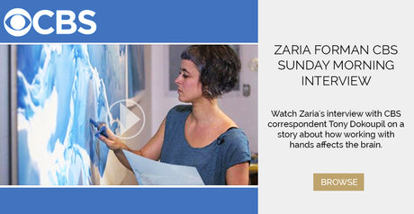 Zaria Forman CBS Sunday Morning Interview