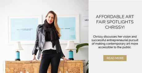 Affordable Art Fair Spotlights Chrissy!