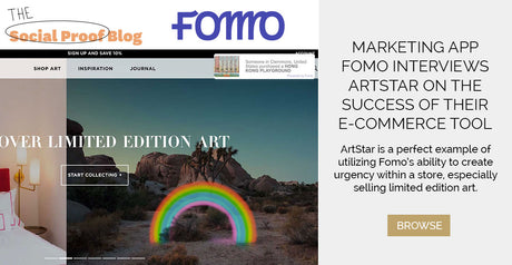 Marketing App Fomo Interviews ArtStar on the Success of their E-commerce Tool