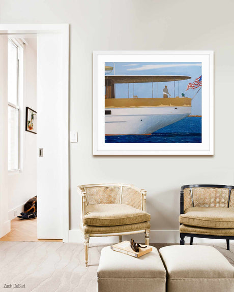 Sunday On The Narragansett by Julio Larraz Posters, Prints, & Visual Artwork