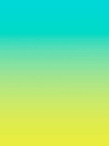 OMBRÉ SKY NO2: This image features a simple yet visually appealing abstract gradient background. The top half of the image is a vibrant teal color that smoothly blends into a soft yellow color towards the bottom.