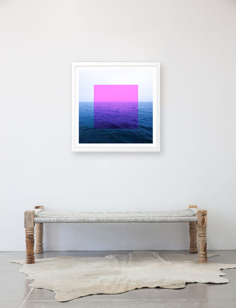 PINK SQUARE AND SEA